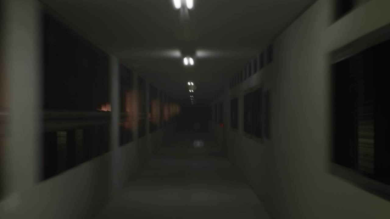 The school in the middle of the nightの映像の静止画